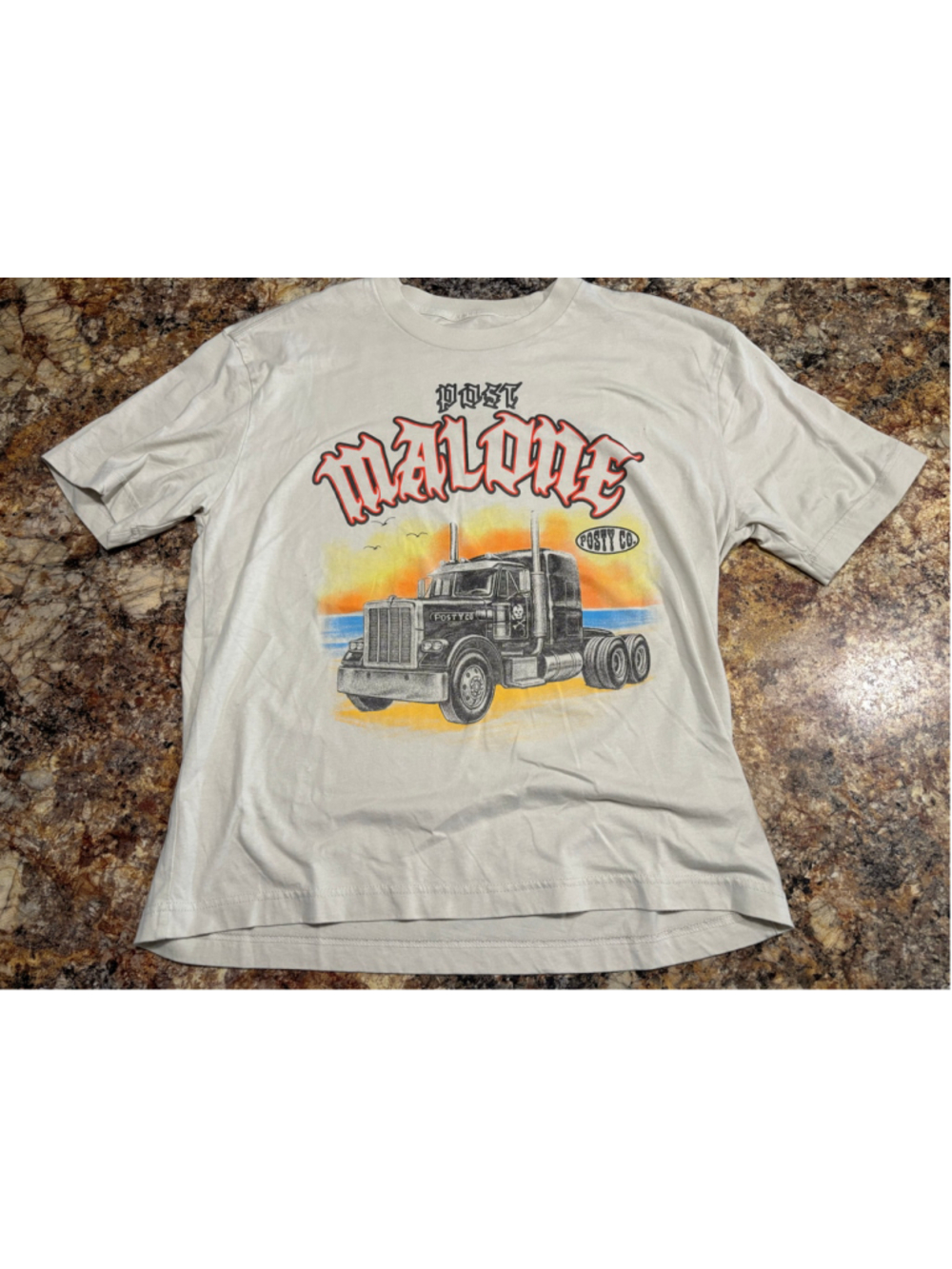 Hollister Post Malone Posty Co Truck Graphic T-Shirt